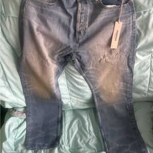 ESSENTIALS Men’s Faded Blue Relaxed Jeans